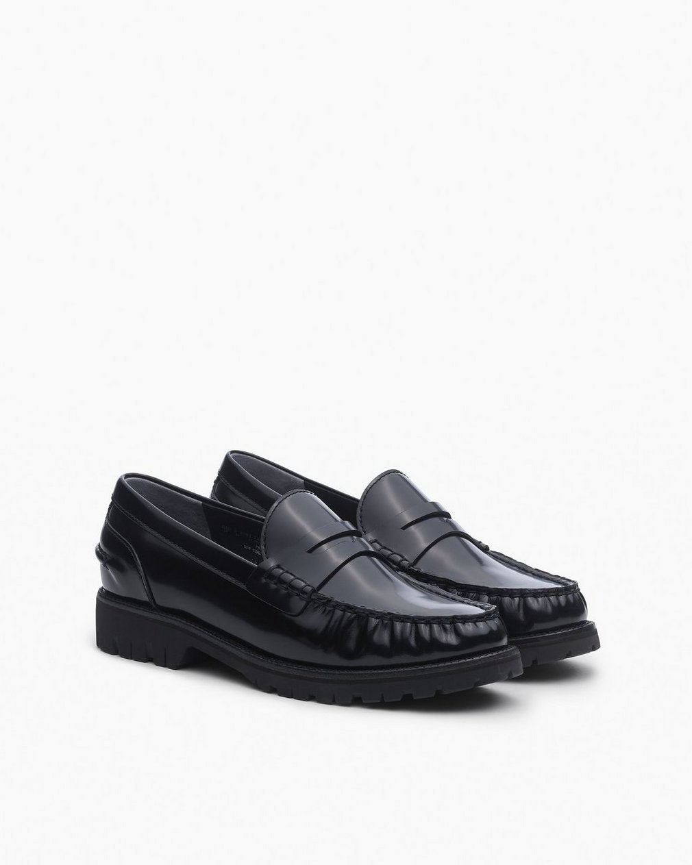 Chris Leather Loafers - Black