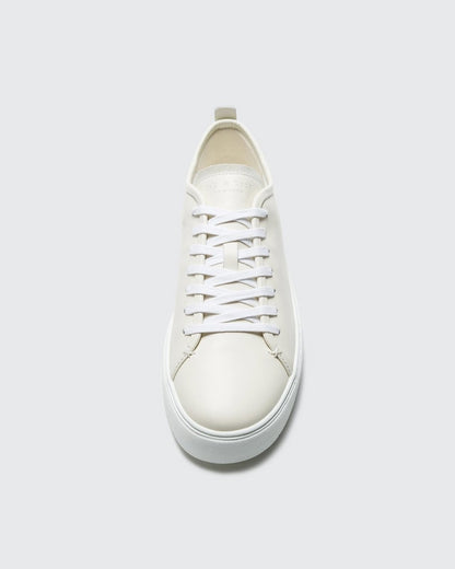 Perry Leather Sneaker - Off Wht