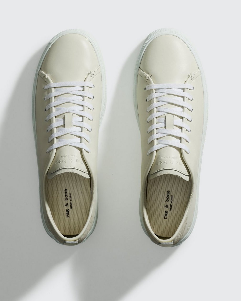 Perry Leather Sneaker - Off Wht