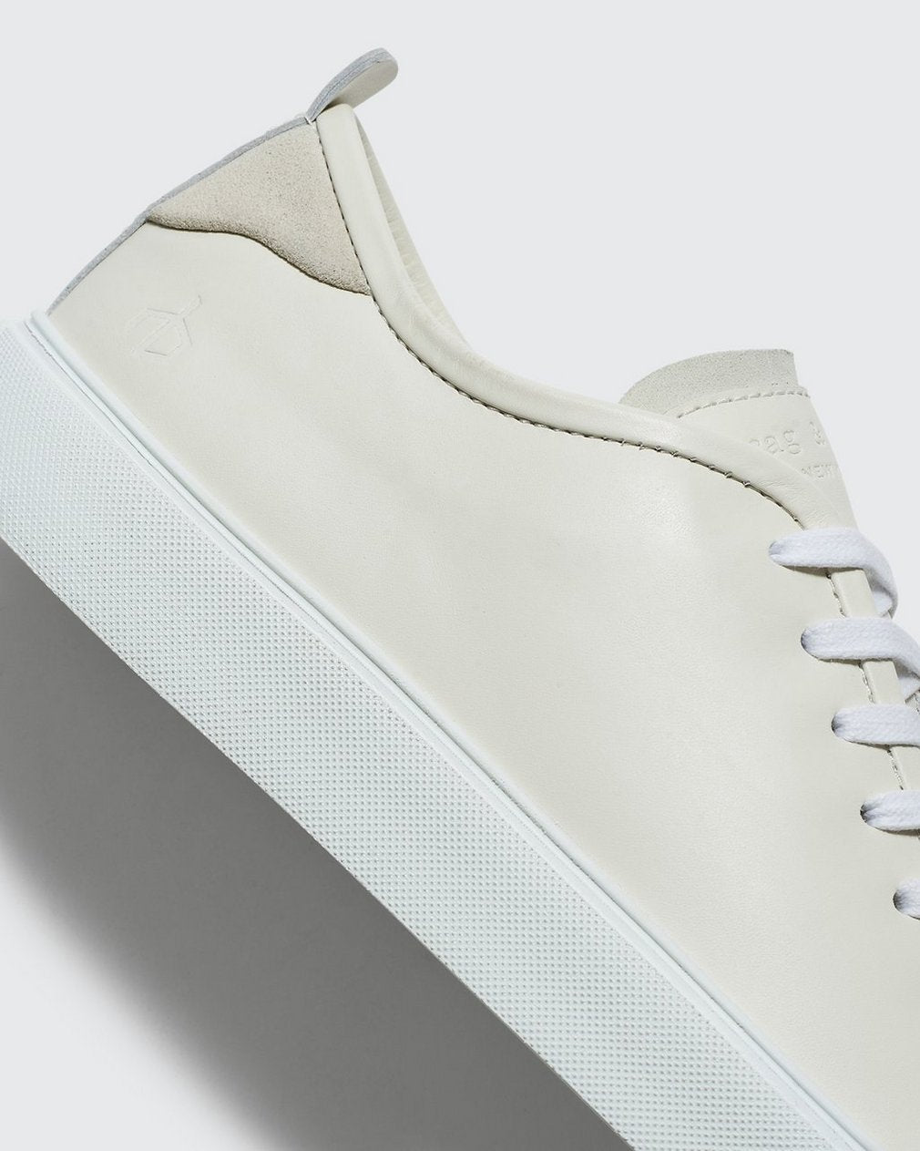 Perry Leather Sneaker - Off Wht
