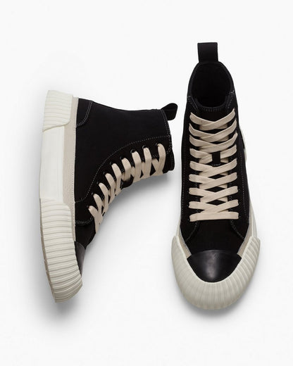 Jones High-Top Canvas Sneakers - Black