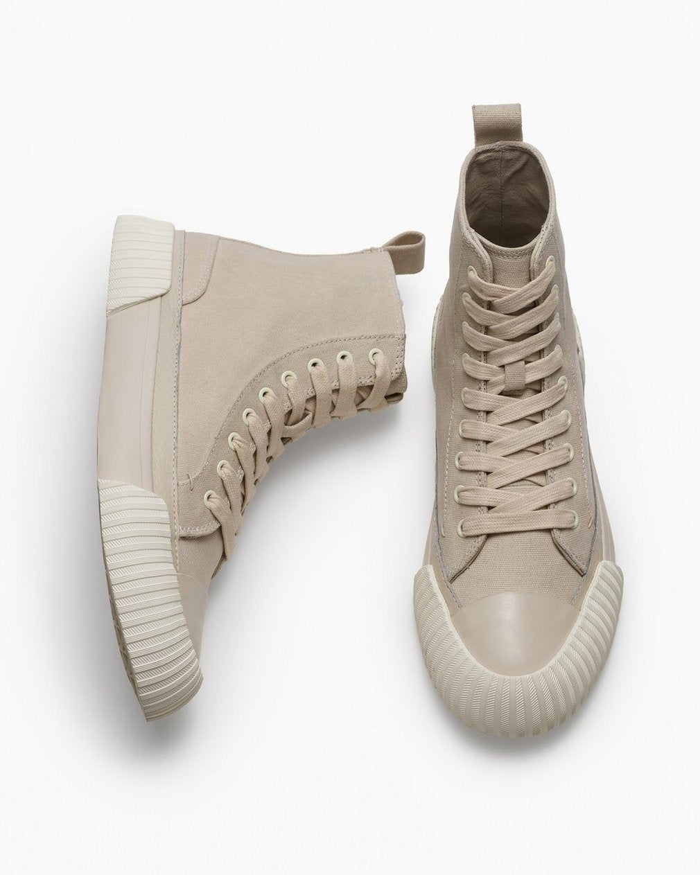 Jones High-Top Canvas Sneakers - Cloud Sand