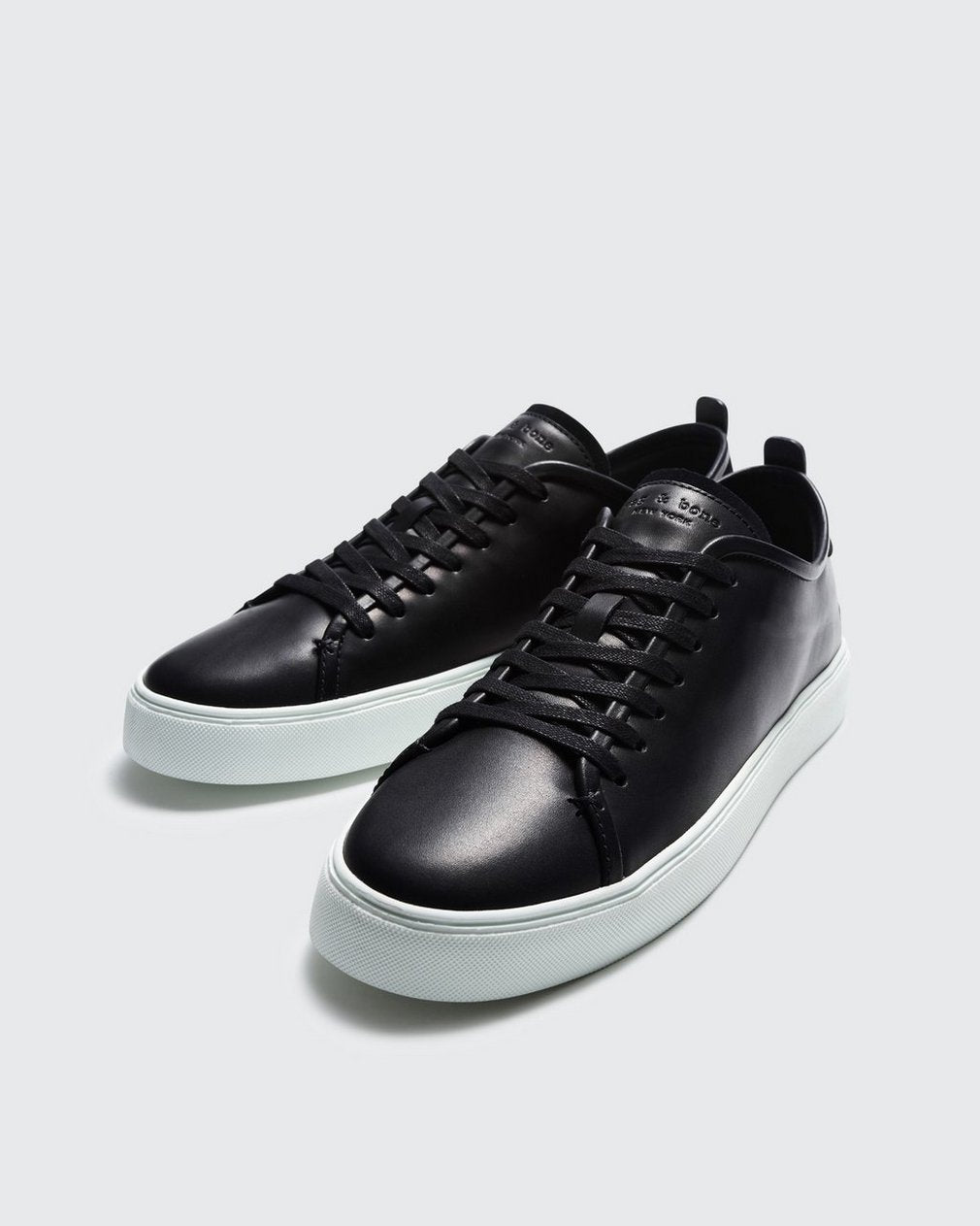 Perry Leather Sneaker - Black