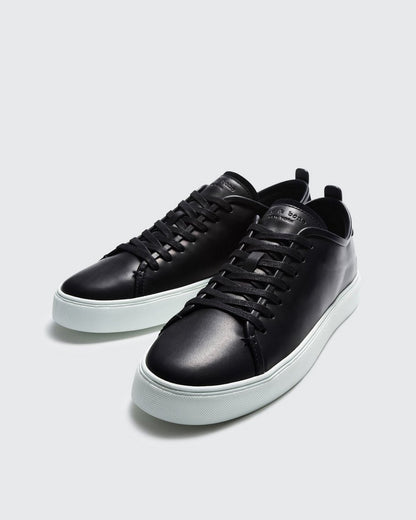 Perry Leather Sneaker - Black