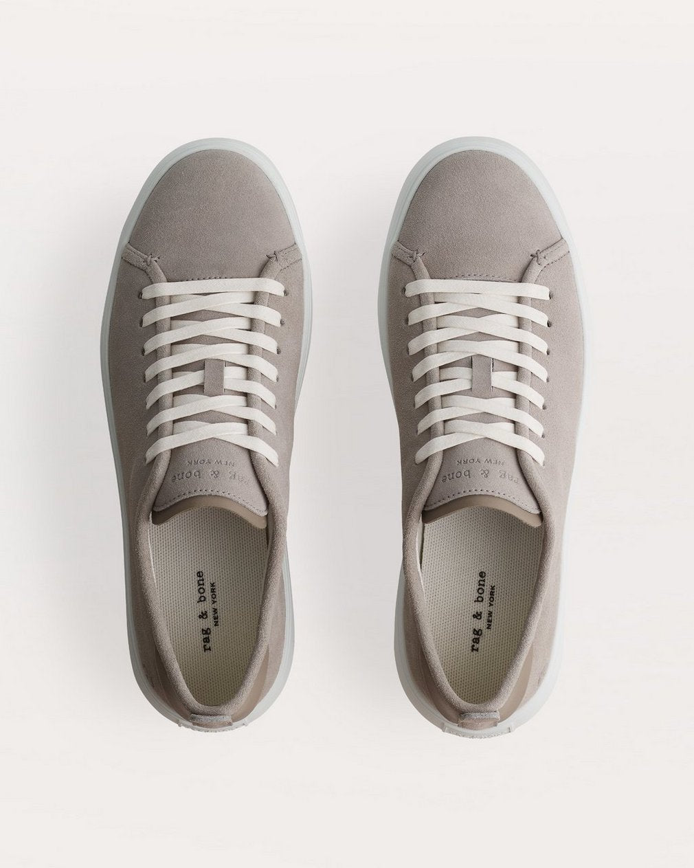 Perry Suede Sneakers - Ice Grey Suede