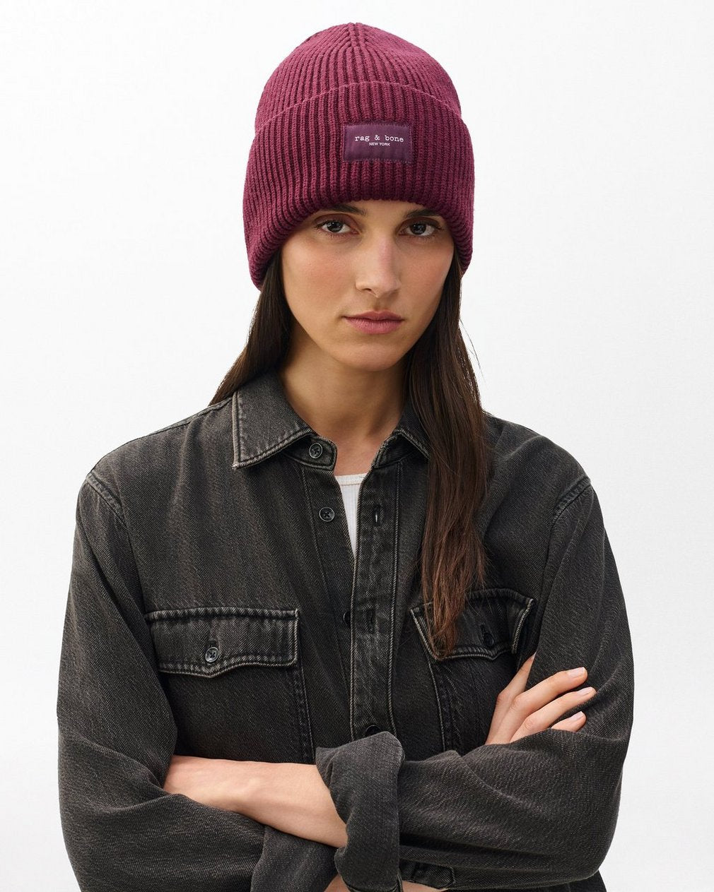 Blake Wool Beanie - Burgundy