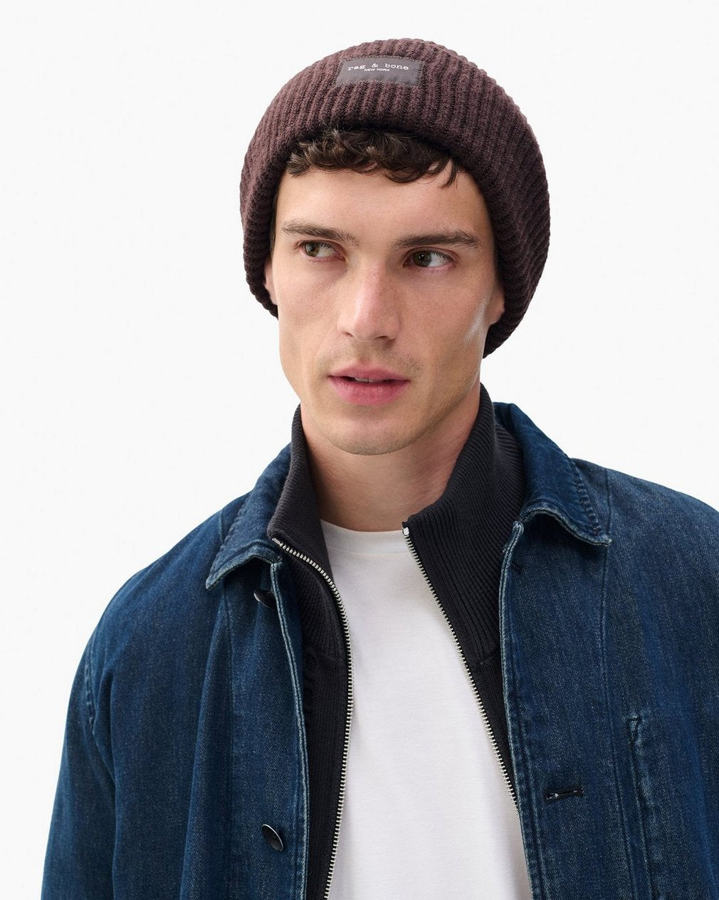 Blake Wool Beanie - Chocolate Brown