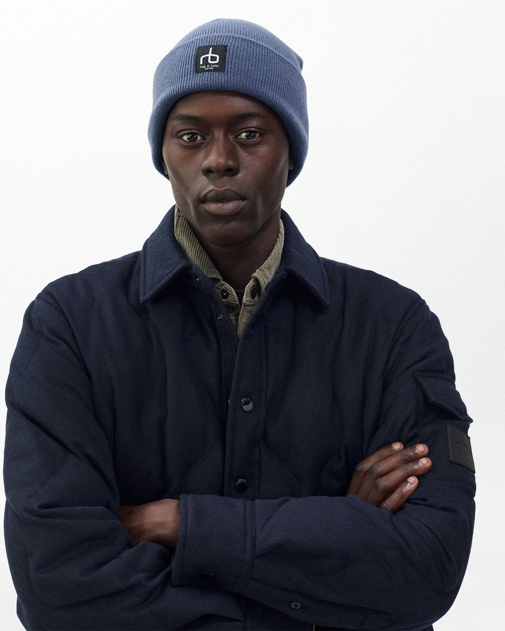 Evan Beanie - Worn Indigo
