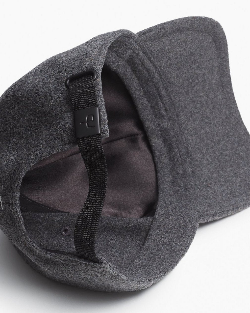 Miles Wool-Blend Baseball Cap - Gray Wool