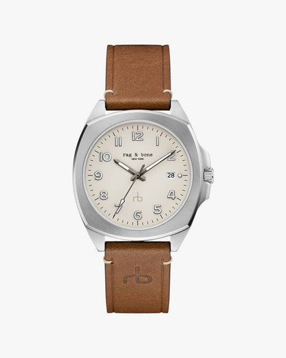 Bleeker Watch, 40mm - Brown