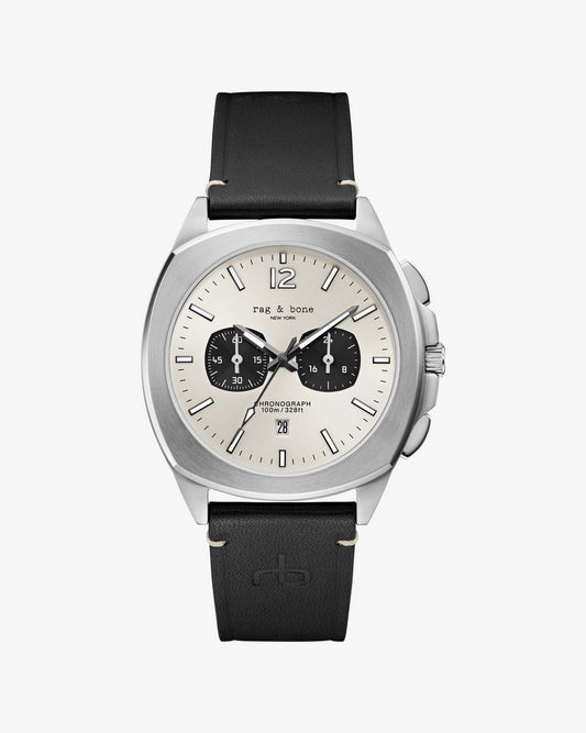 Bleeker Chronograph Watch, 42mm - Black