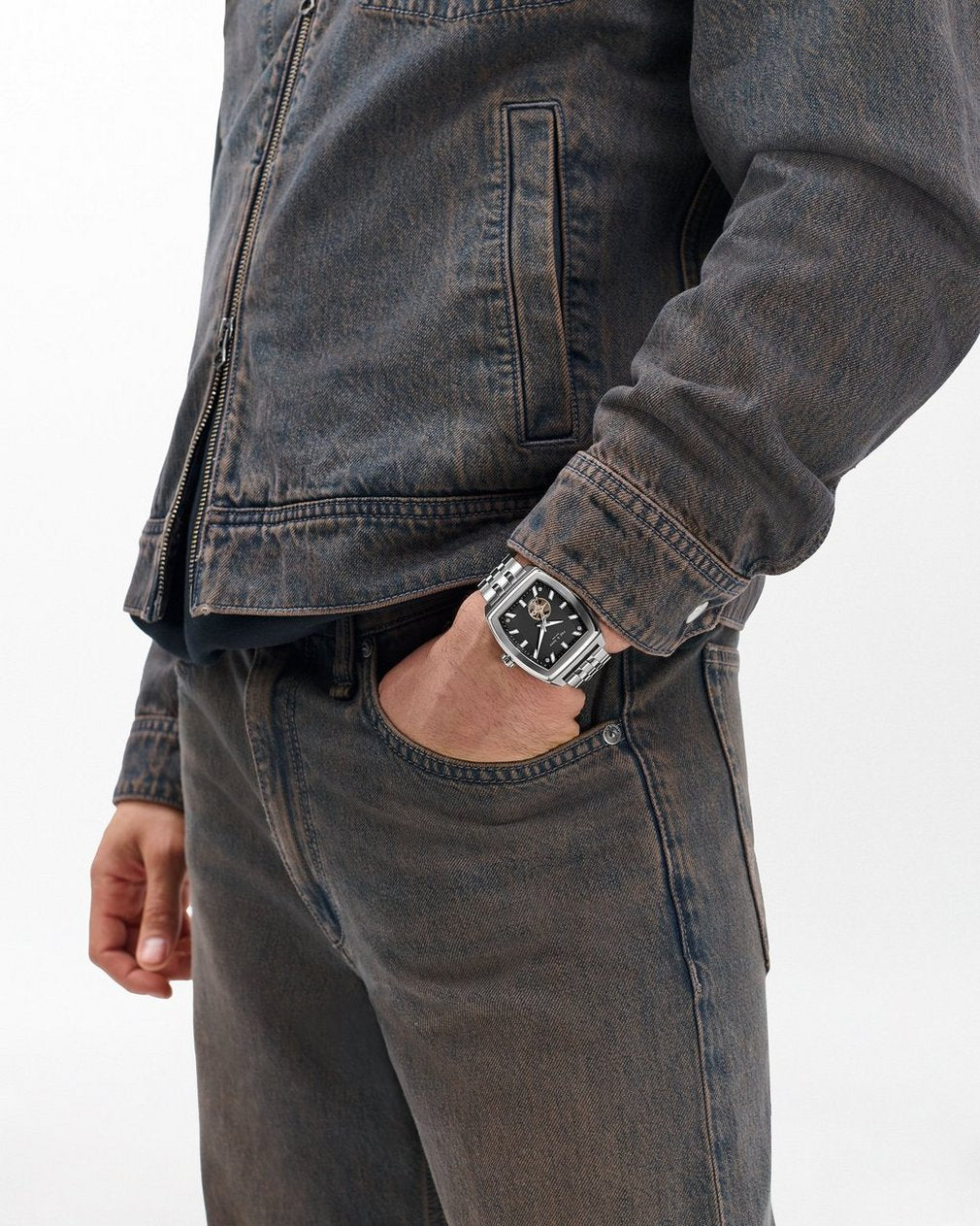 Mercer Automatic Bracelet Watch, 41mm - Silver