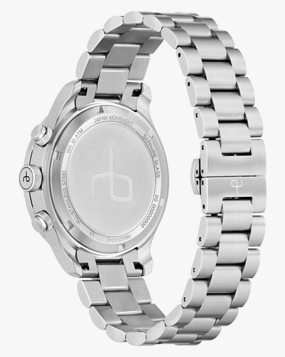 Reid Chronograph Bracelet Watch, 42mm - Silver Blue