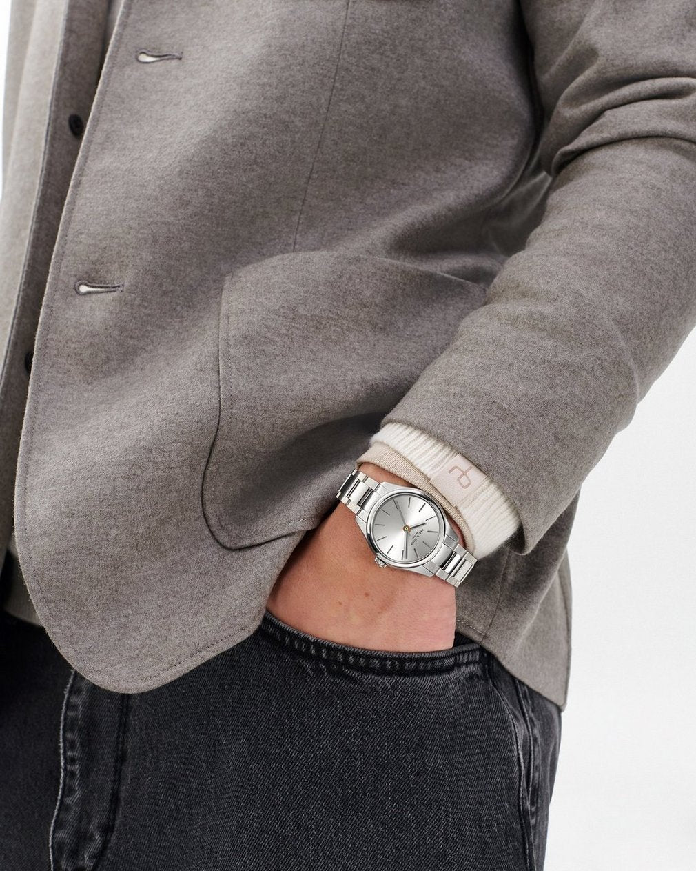 Dean Bracelet Watch, 38mm - Silver