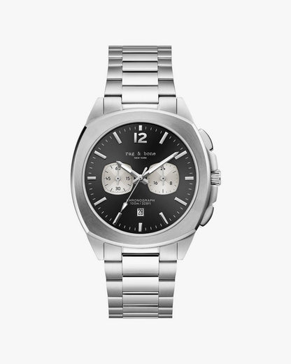 Bleeker Chronograph Bracelet Watch, 42mm - Silver