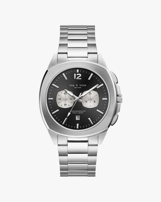 Bleeker Chronograph Bracelet Watch, 42mm - Silver