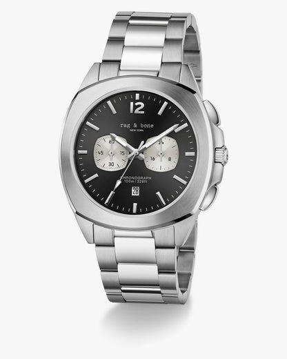 Bleeker Chronograph Bracelet Watch, 42mm - Silver