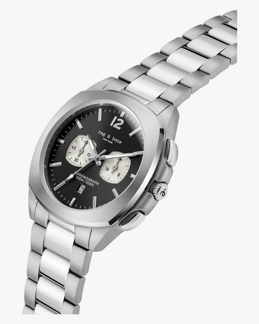 Bleeker Chronograph Bracelet Watch, 42mm - Silver