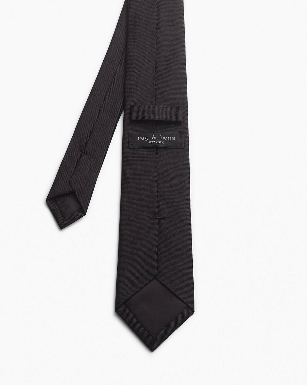 rb Silk Tie - Black