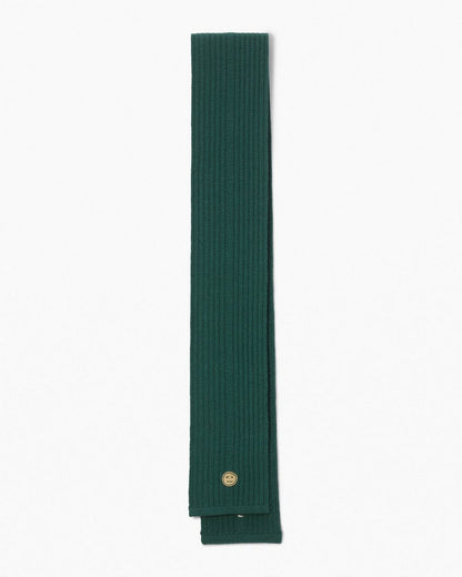 Sour Face Wool Scarf - Pine Multi