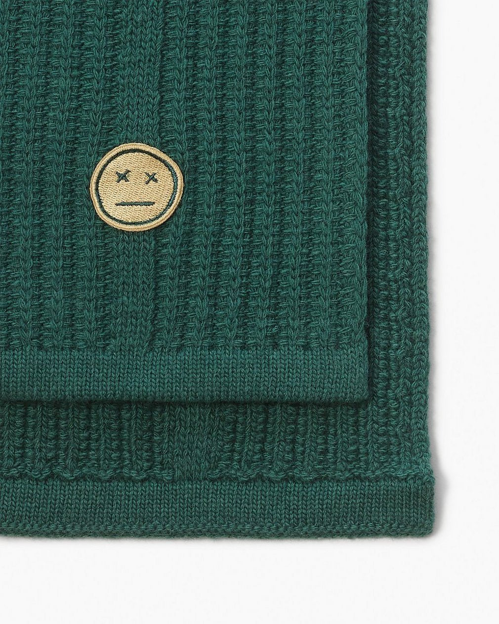 Sour Face Wool Scarf - Pine Multi