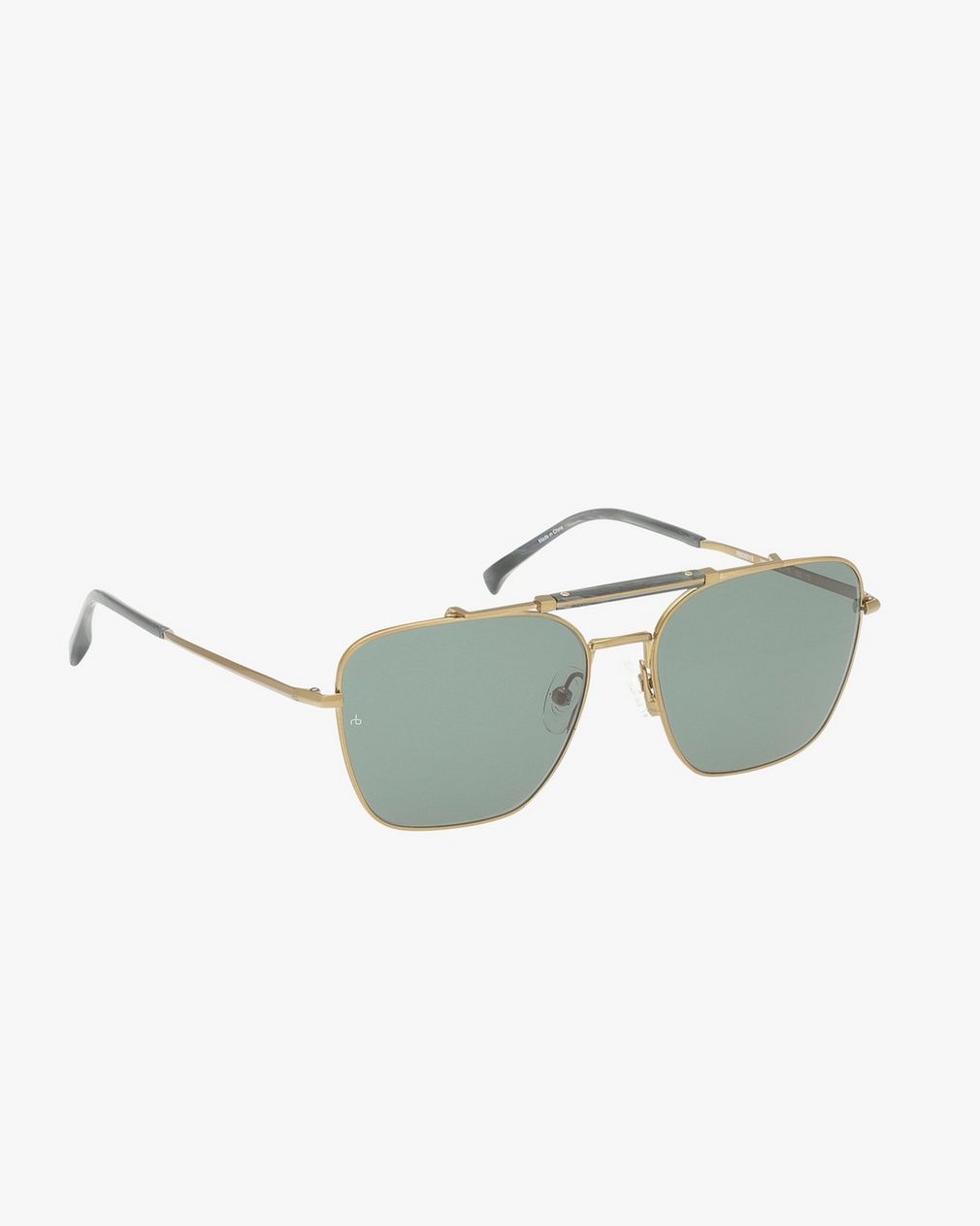 Ryan Square Aviator Sunglasses - Bronze Olive