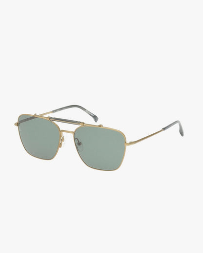 Ryan Square Aviator Sunglasses - Bronze Olive