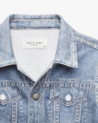 Mini Miramar Trucker Jacket - Scarlet