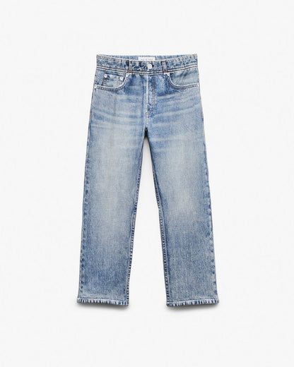 Mini Miramar Wide-Leg Pants - Scarlet
