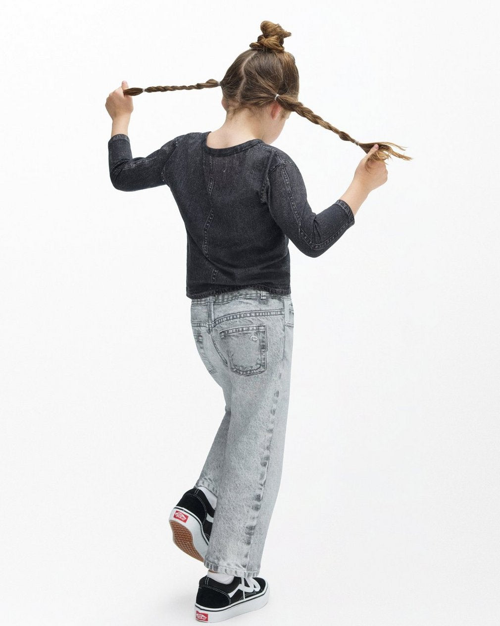 Mini Miramar Wide-Leg Pants - Icy Grey