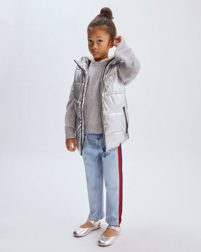 Mini Miramar Track Pants - Coney with Blue & Red Stripe