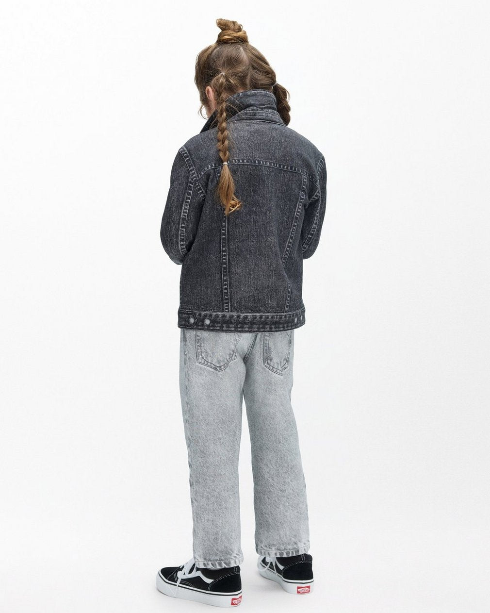 Mini Miramar Trucker Jacket - Faded Black