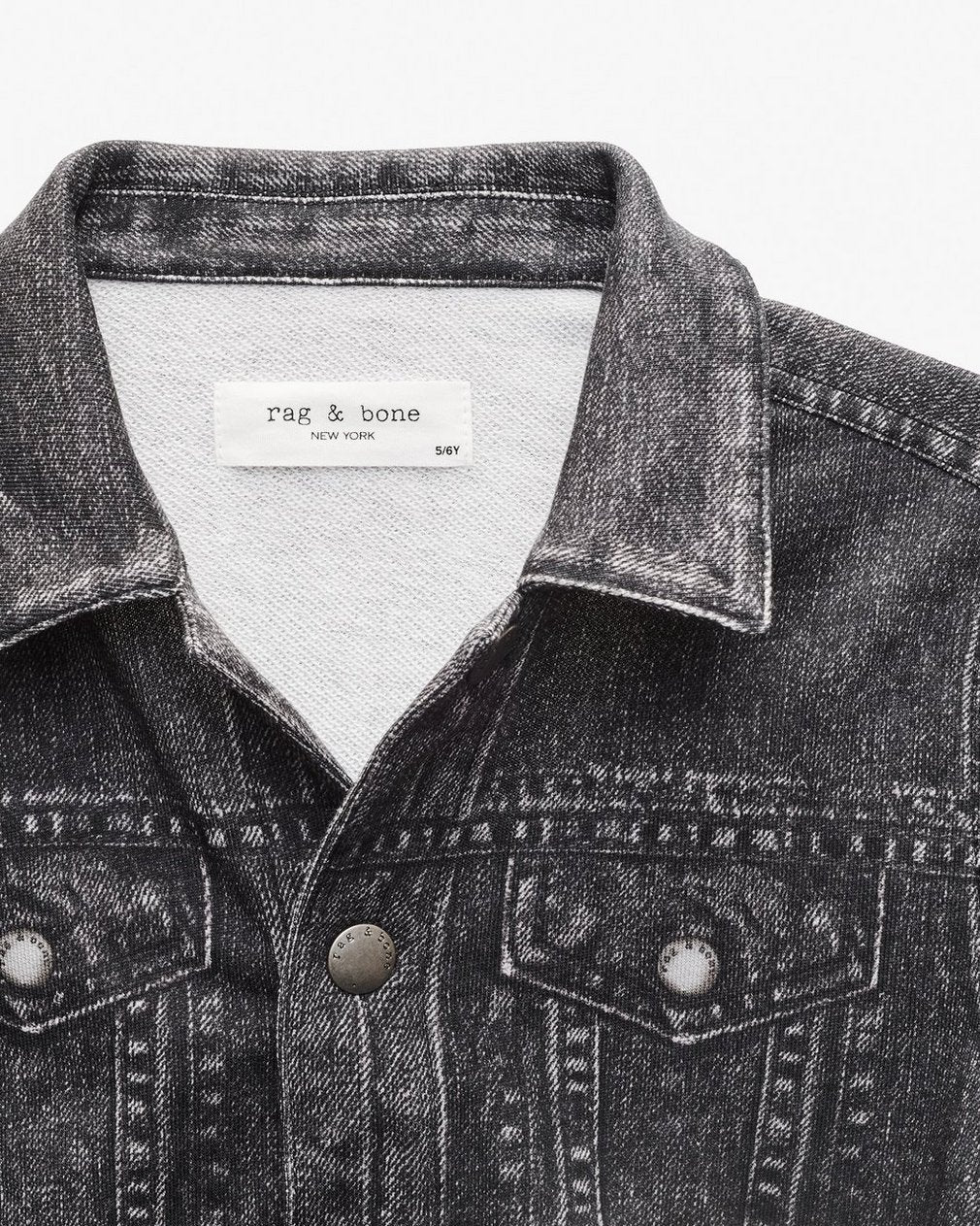 Mini Miramar Trucker Jacket - Faded Black