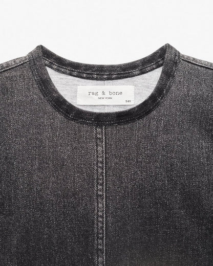 Mini Miramar Long-Sleeve Tee - Faded Black