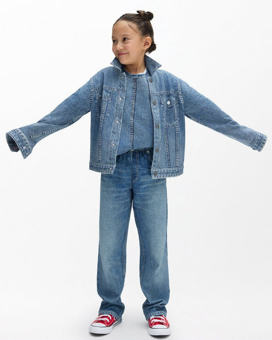 Mini Miramar Trucker Jacket - Scarlet