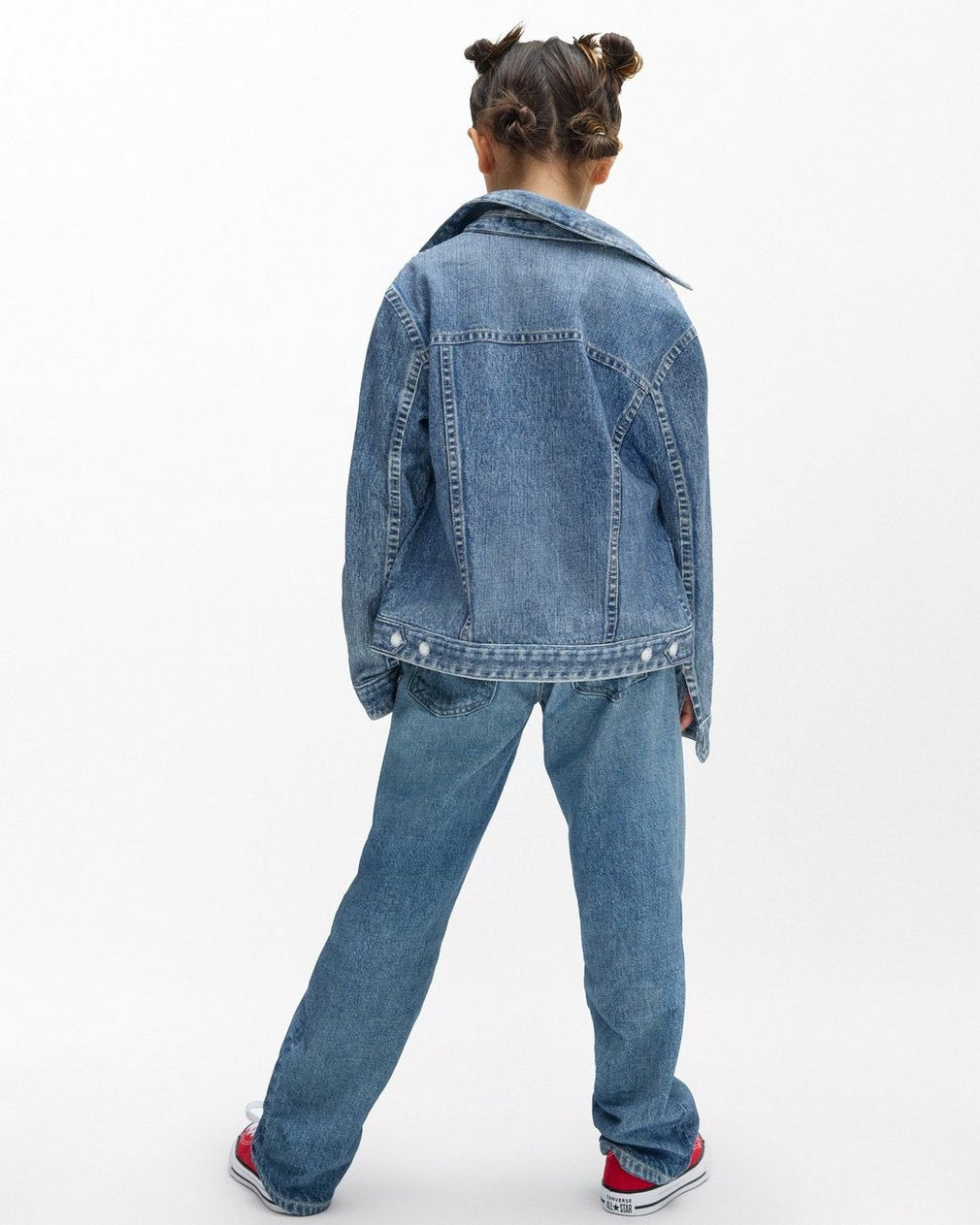 Mini Miramar Trucker Jacket - Scarlet